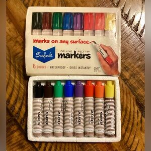 RARE ANTIQUE | Sanford’s felt-tip marker set (FULL set, still works!)